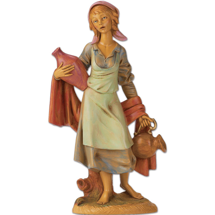 Figura de Judith con jarra de agua de 12" - Fontanini