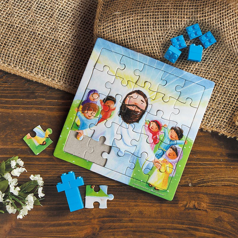 Puzzle de resurrección con bandeja base