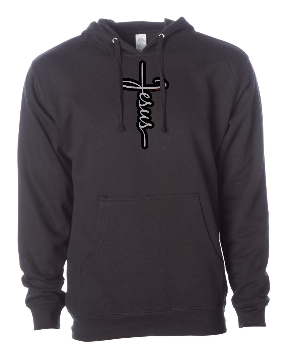 Sudadera con capucha y cremallera completa de peso medio de Independent Trading Co. SS4500Z