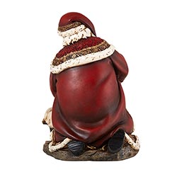 7" Adoring Santa Figurine