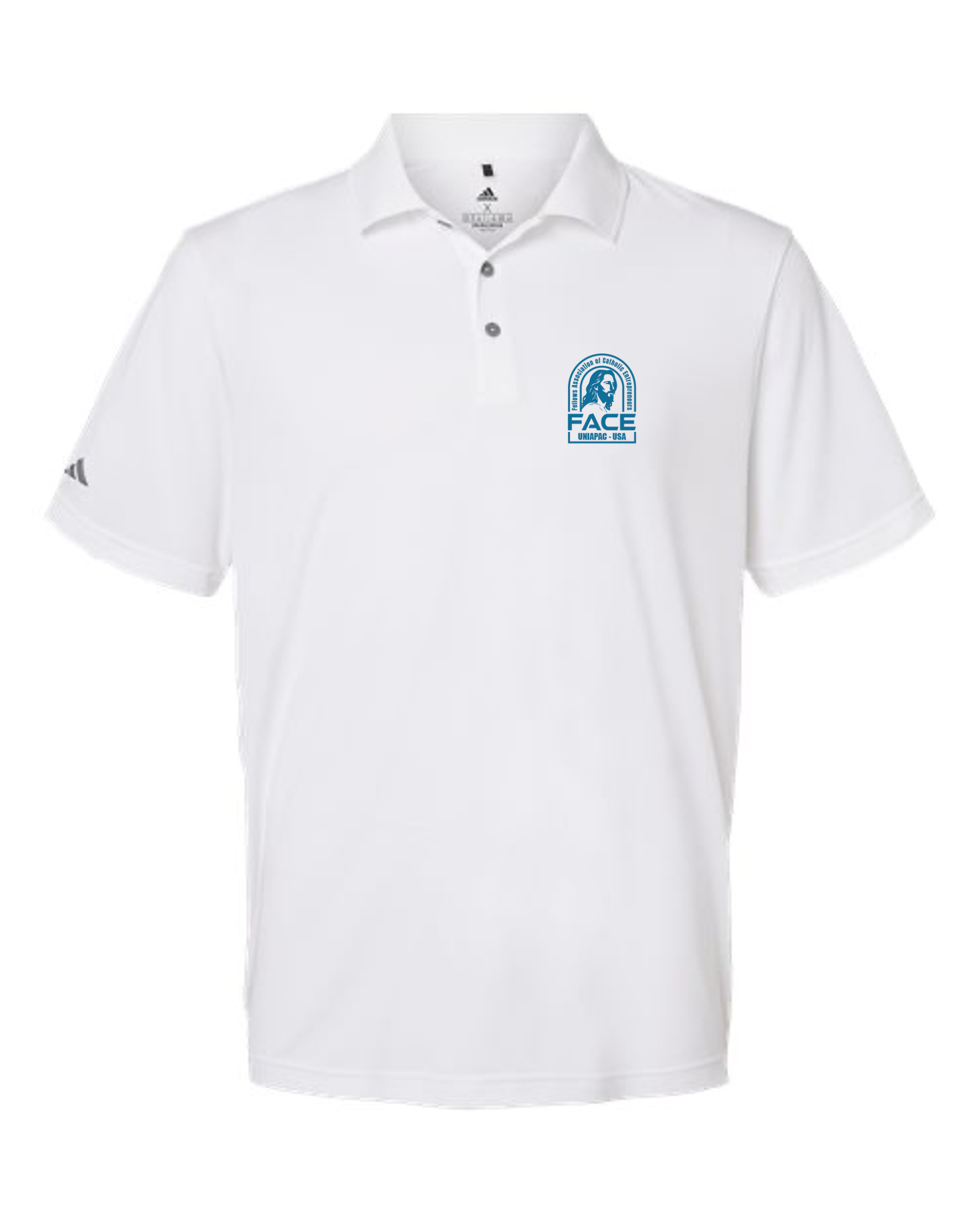 FACE Adidas Performance Polo – UNIAPAC USA Edition