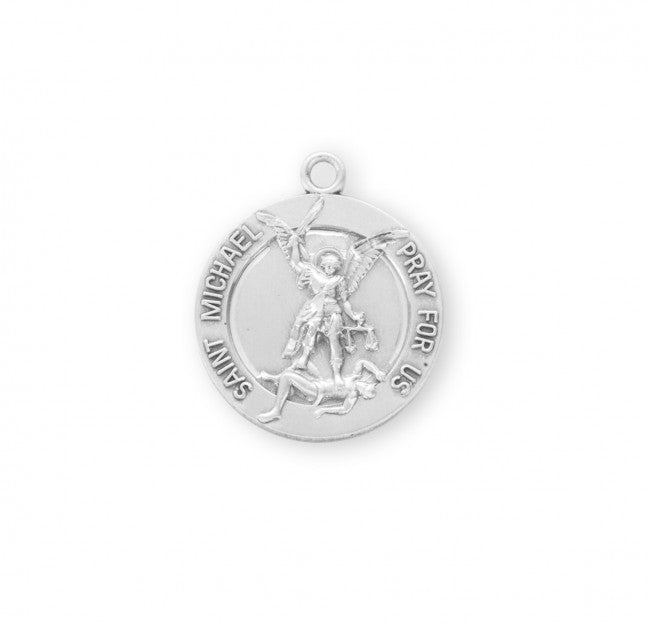 Medalla redonda de plata de ley de San Miguel