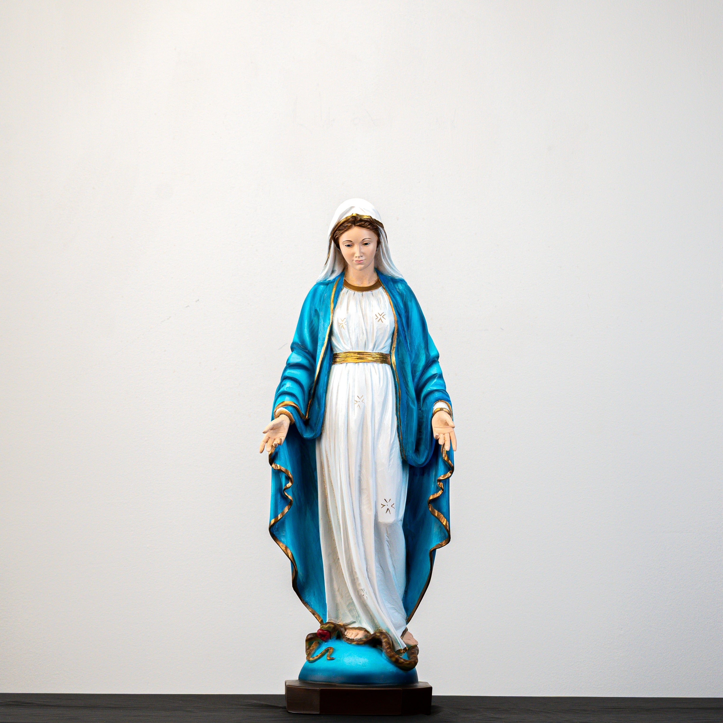 La Tienda de Regalos de Fe Nuestra Señora de las Gracias - María Milagrosa - Pintada a Mano en Italia - Nuestra Colección Toscana - Virgen La Milagrosa