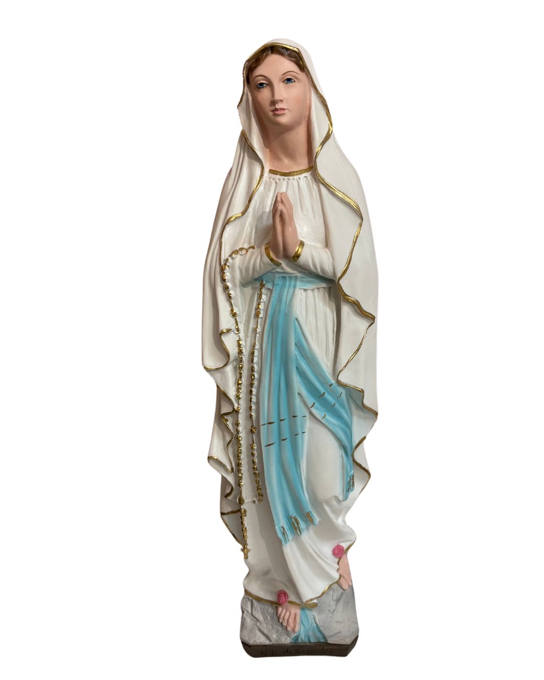 La tienda de regalos de la fe Nuestra Señora de Lourdes - Pintada a mano en Italia - Nuestra colección de Toscana - Nuestra Señora de Lourdes
