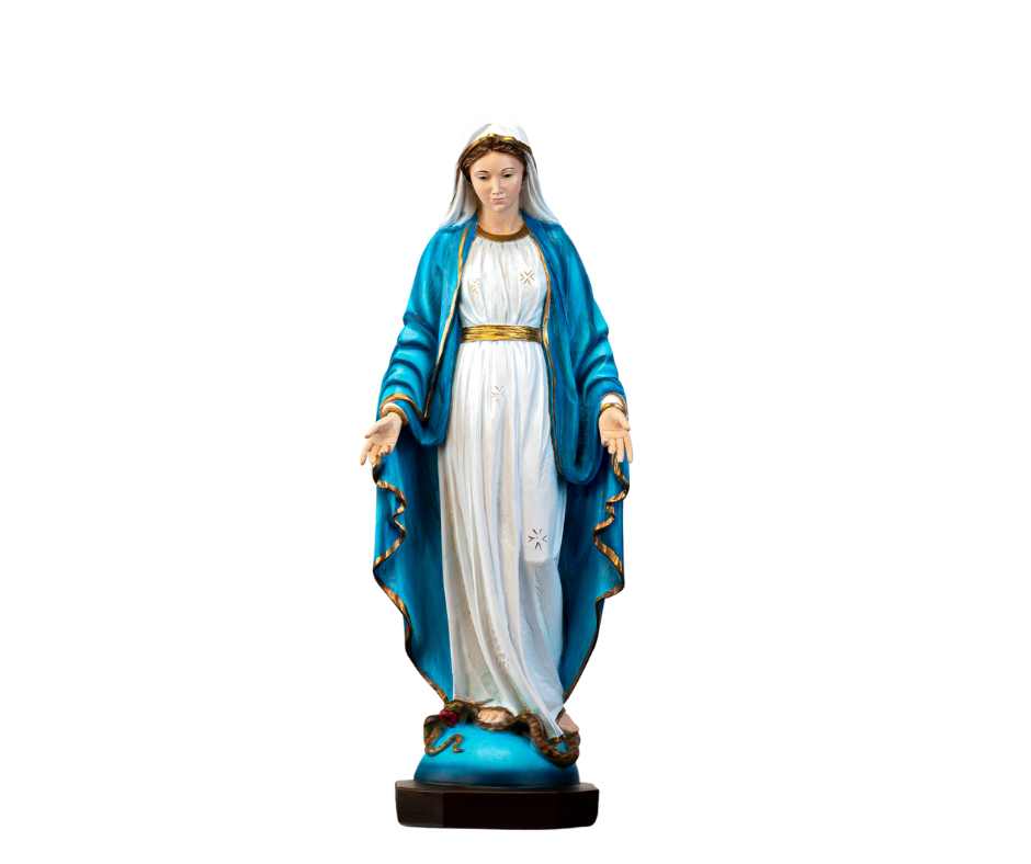 La Tienda de Regalos de Fe Nuestra Señora de las Gracias - María Milagrosa - Pintada a Mano en Italia - Nuestra Colección Toscana - Virgen La Milagrosa