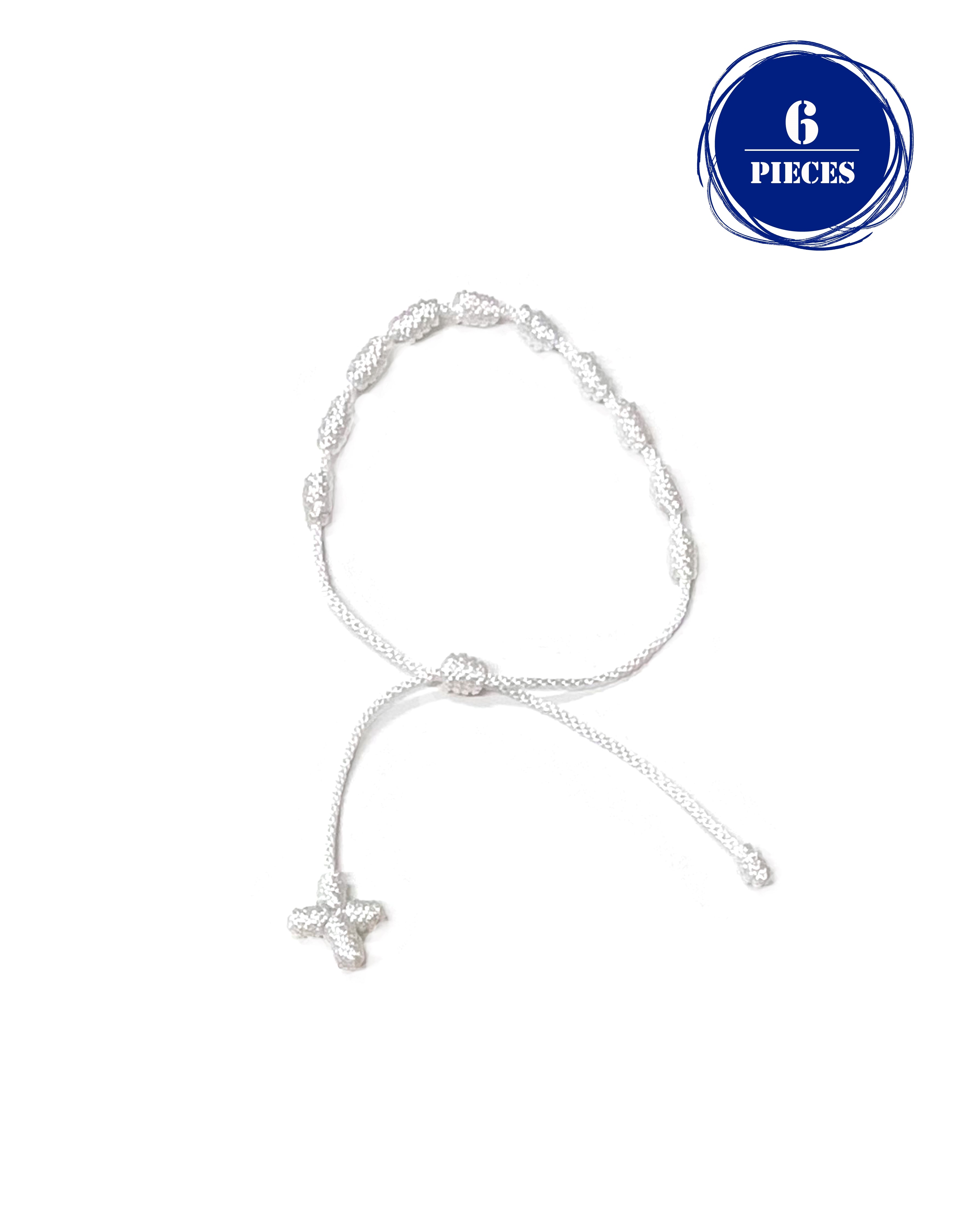 Pulsera de década anudada con hilos en colores vivos - Pack de 12 o 6 piezas