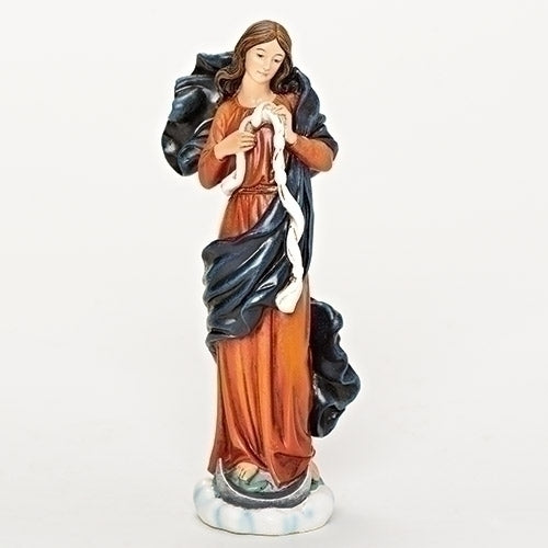 Figura de María Desatadora de Nudos de Roman Joseph's Studio sobre base, para escala de 6"