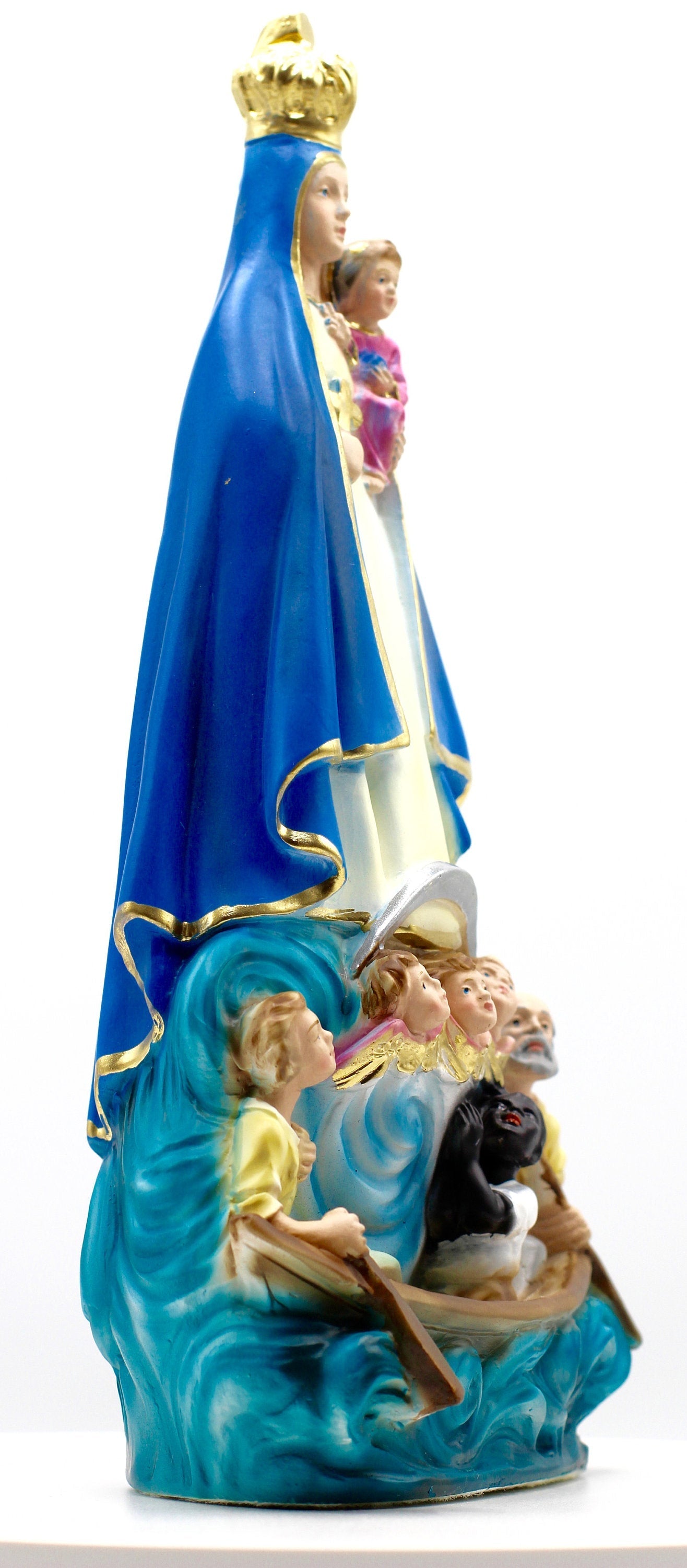 La Tienda de Regalos de la Fe Nuestra Señora de la Caridad - Pintada a Mano en Italia - Nuestra Colección Toscana - La Caridad de Cobre