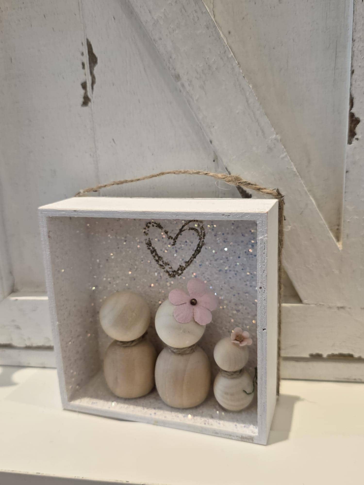 Happy Mother’s Day Family Wooden People Blocks. Ref. 012