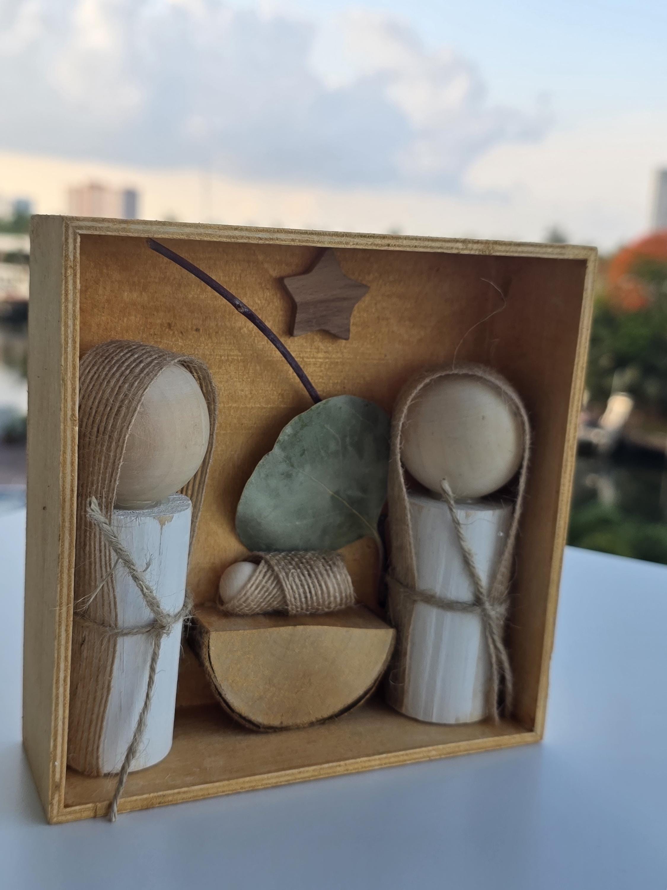 Nativity Set Square Frame