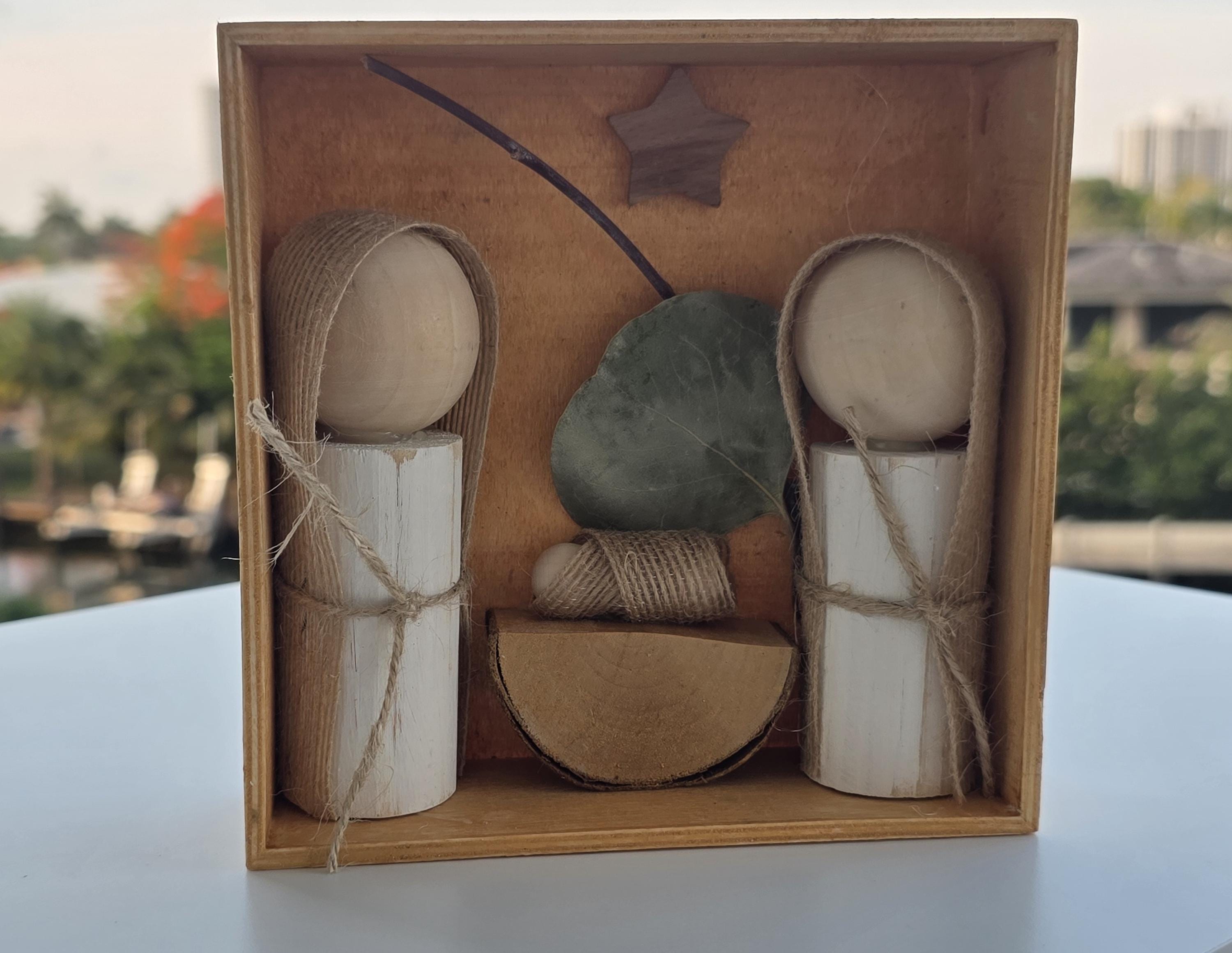 Nativity Set Square Frame