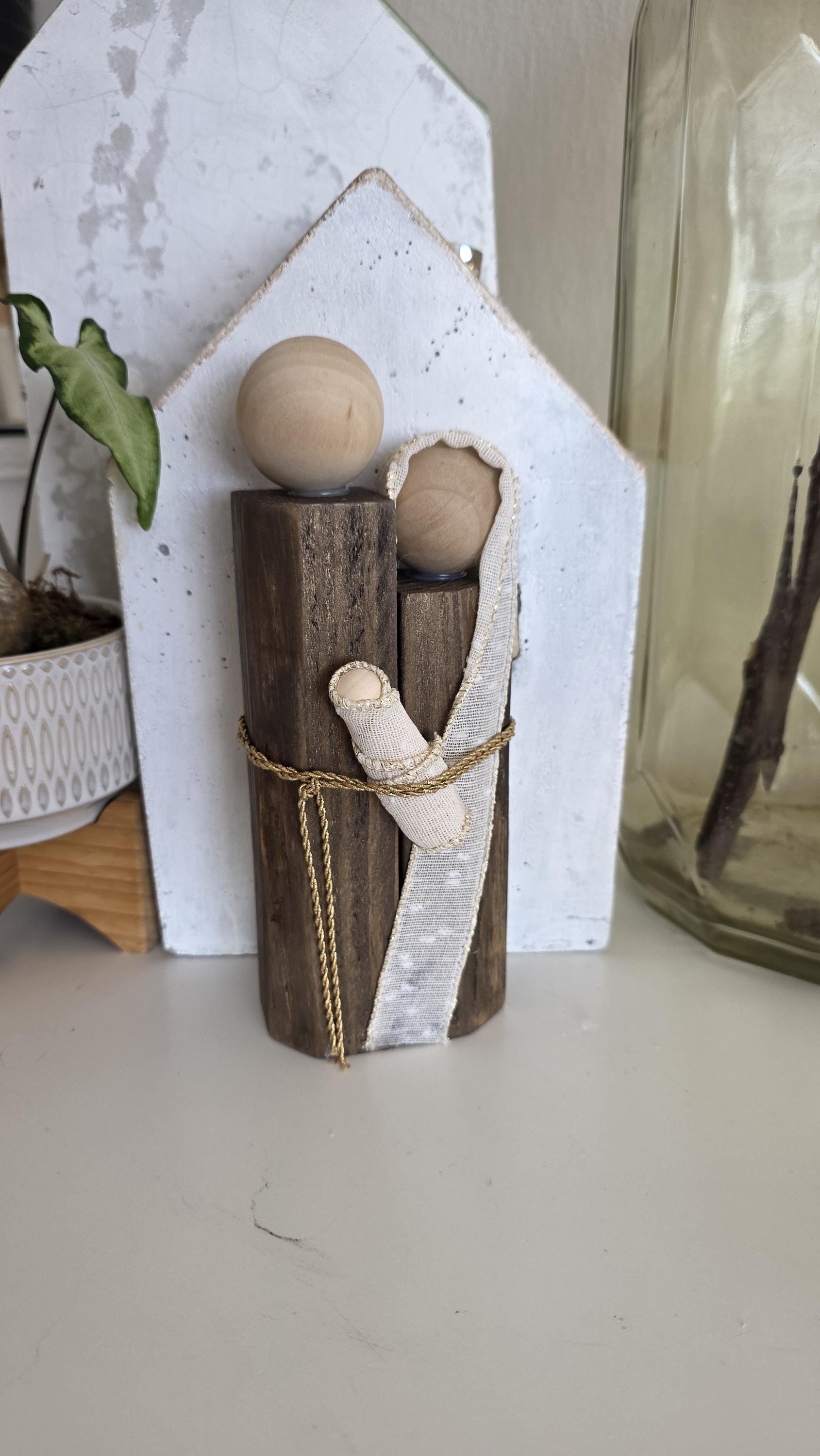 Christmas Nativity Set Espresso Tall