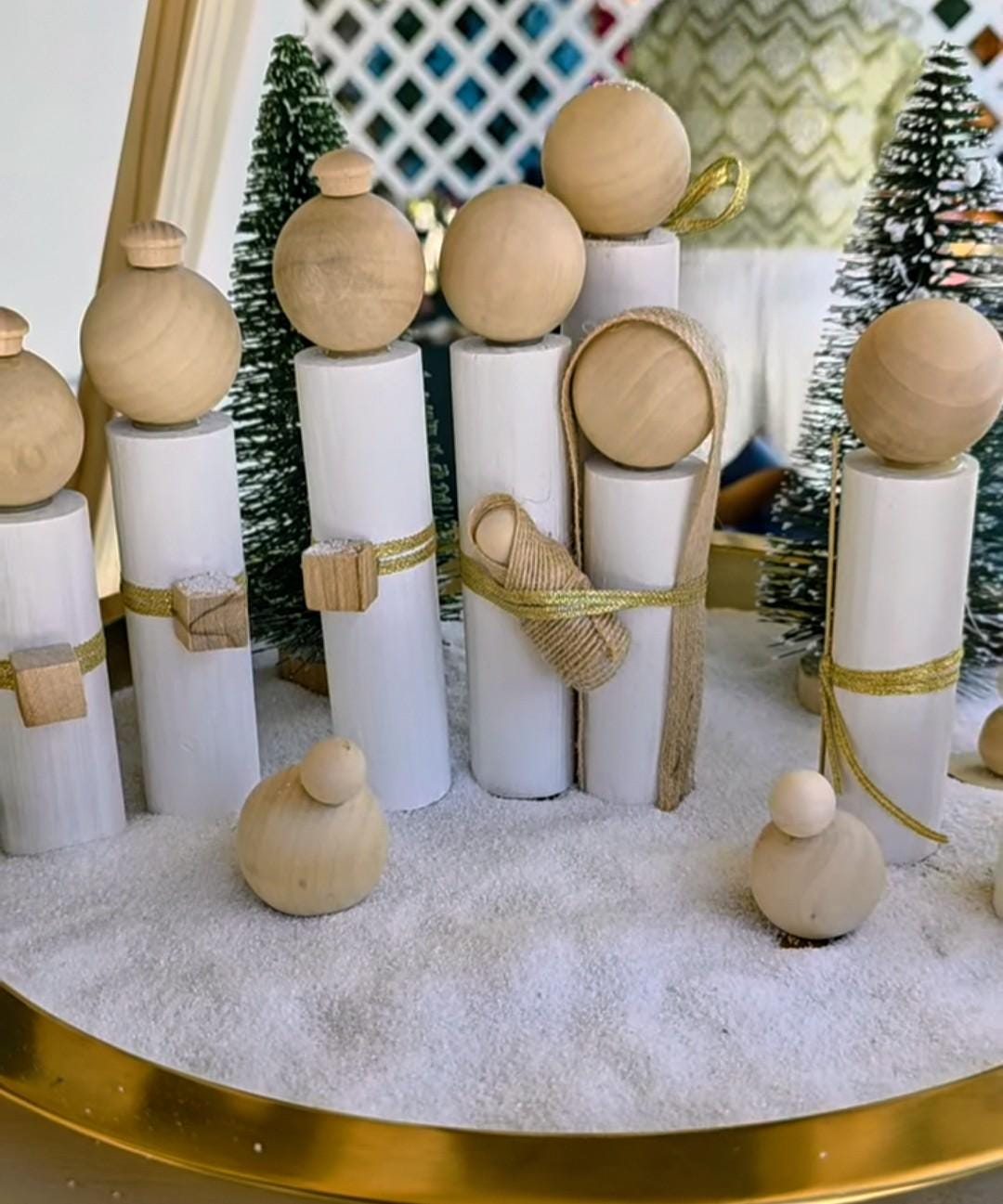 Contemporary Nativity Set