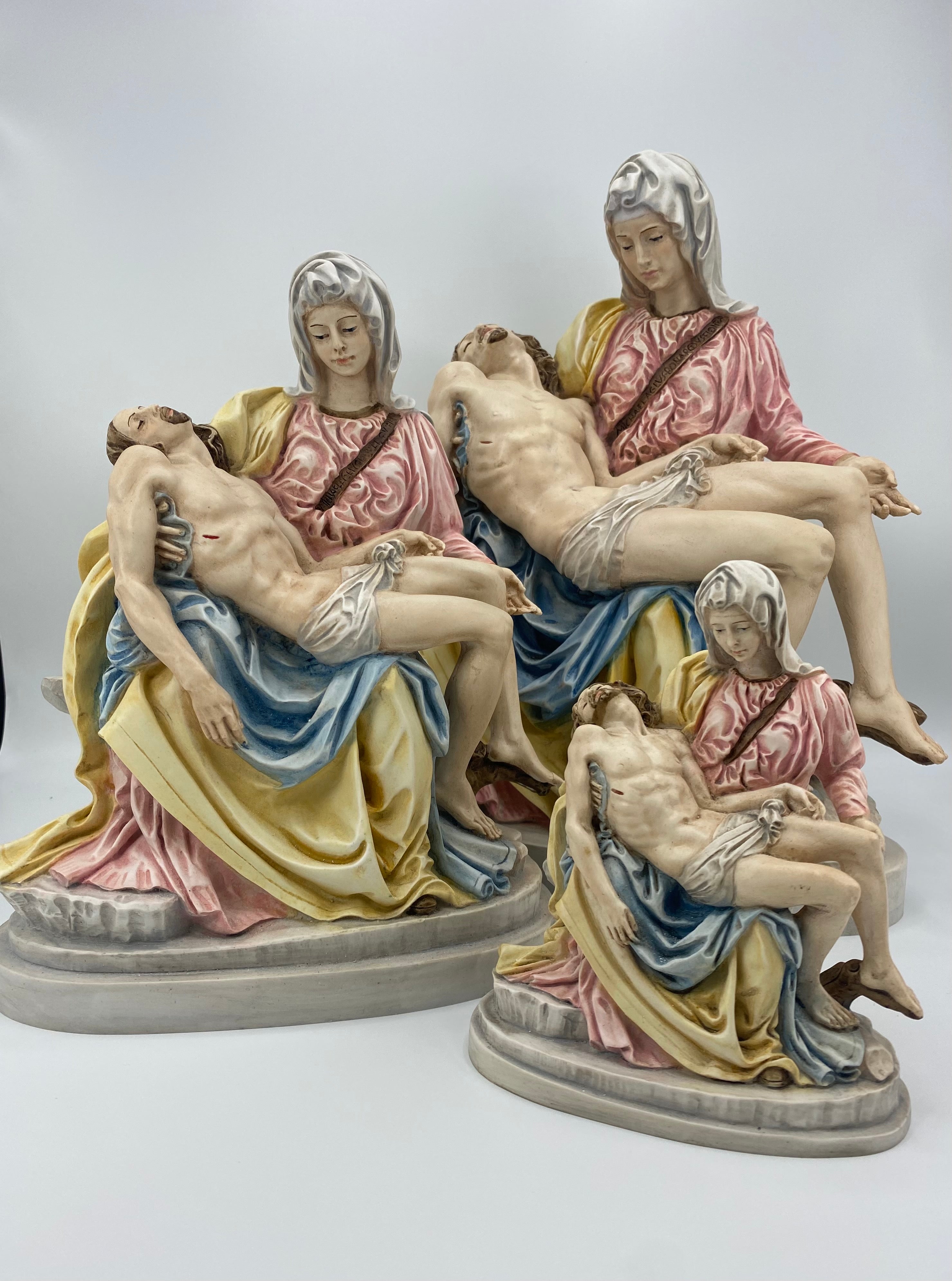 La tienda de regalos Faith Gift Shop La Pieta - Pintada a mano en Italia - Nuestra colección Toscana - La Piedad
