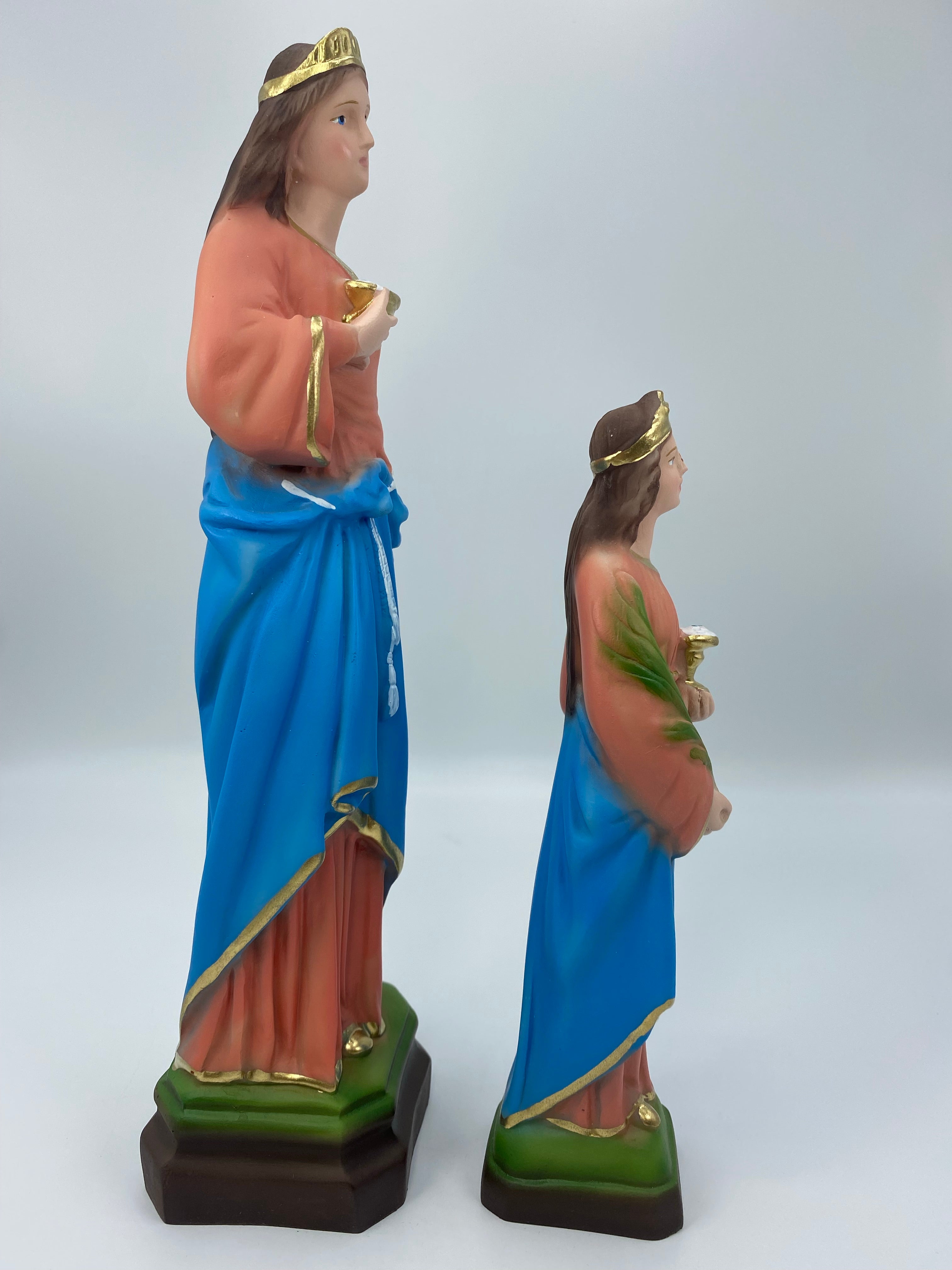 The Faith Gift Shop Saint Lucia statue  - Hand Painted in Italy - Our Tuscany Collection - Estatua de Santa Lucia