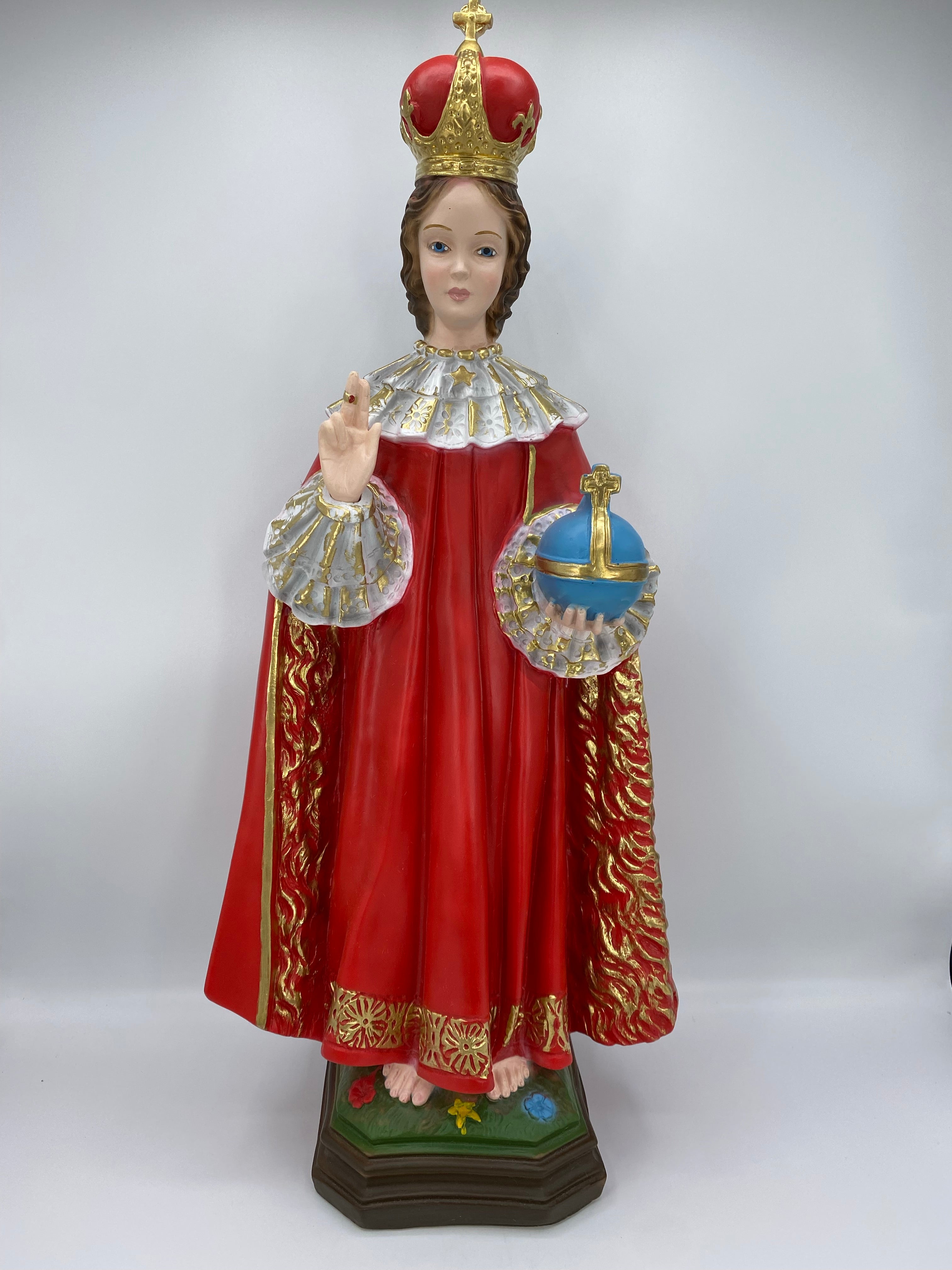 Tienda de regalos de la fe Niño Jesús de Praga - Colección de estilo toscano - Pintado a mano en Italia - Nino Jesus de Praga