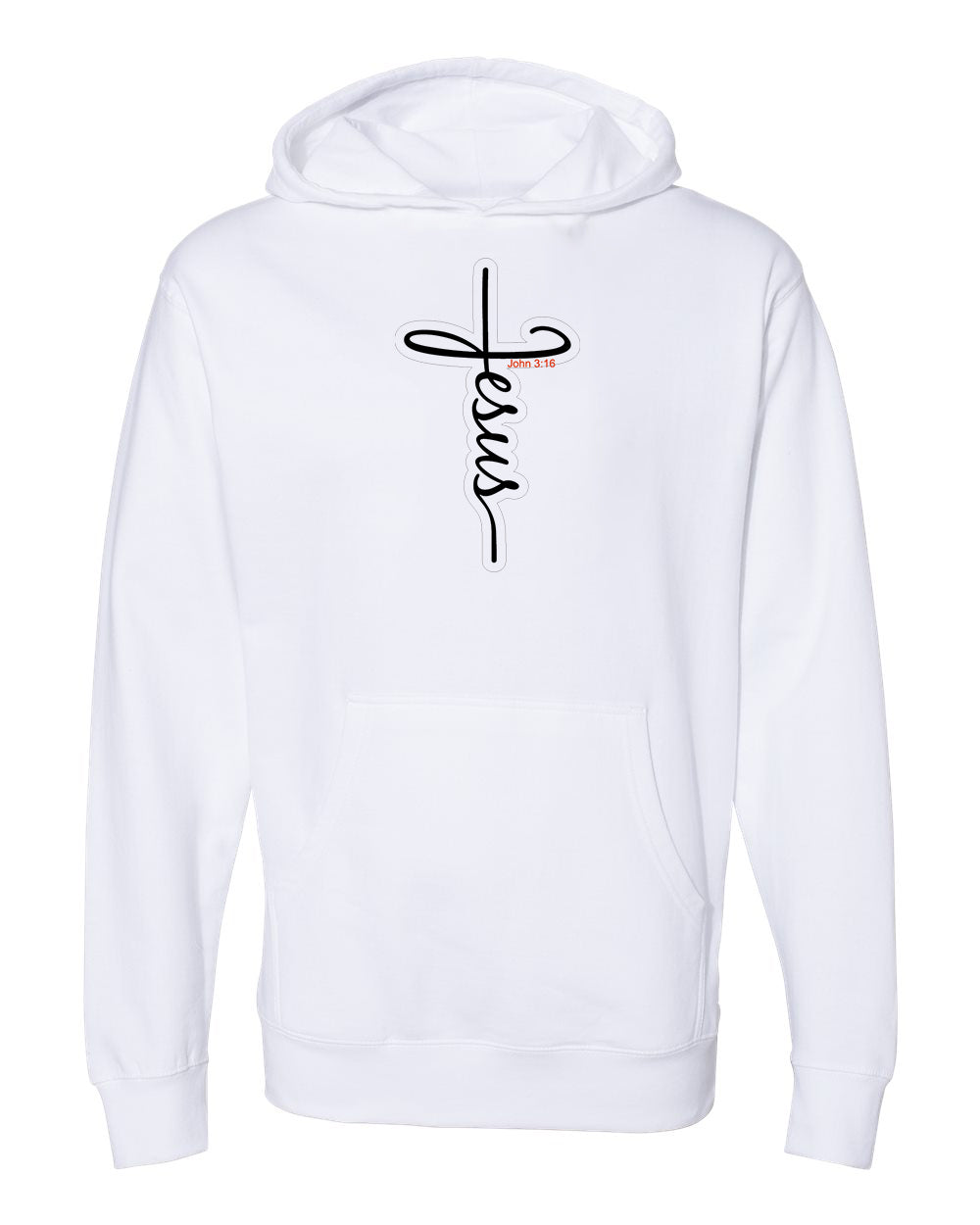 Sudadera con capucha y cremallera completa de peso medio de Independent Trading Co. SS4500Z