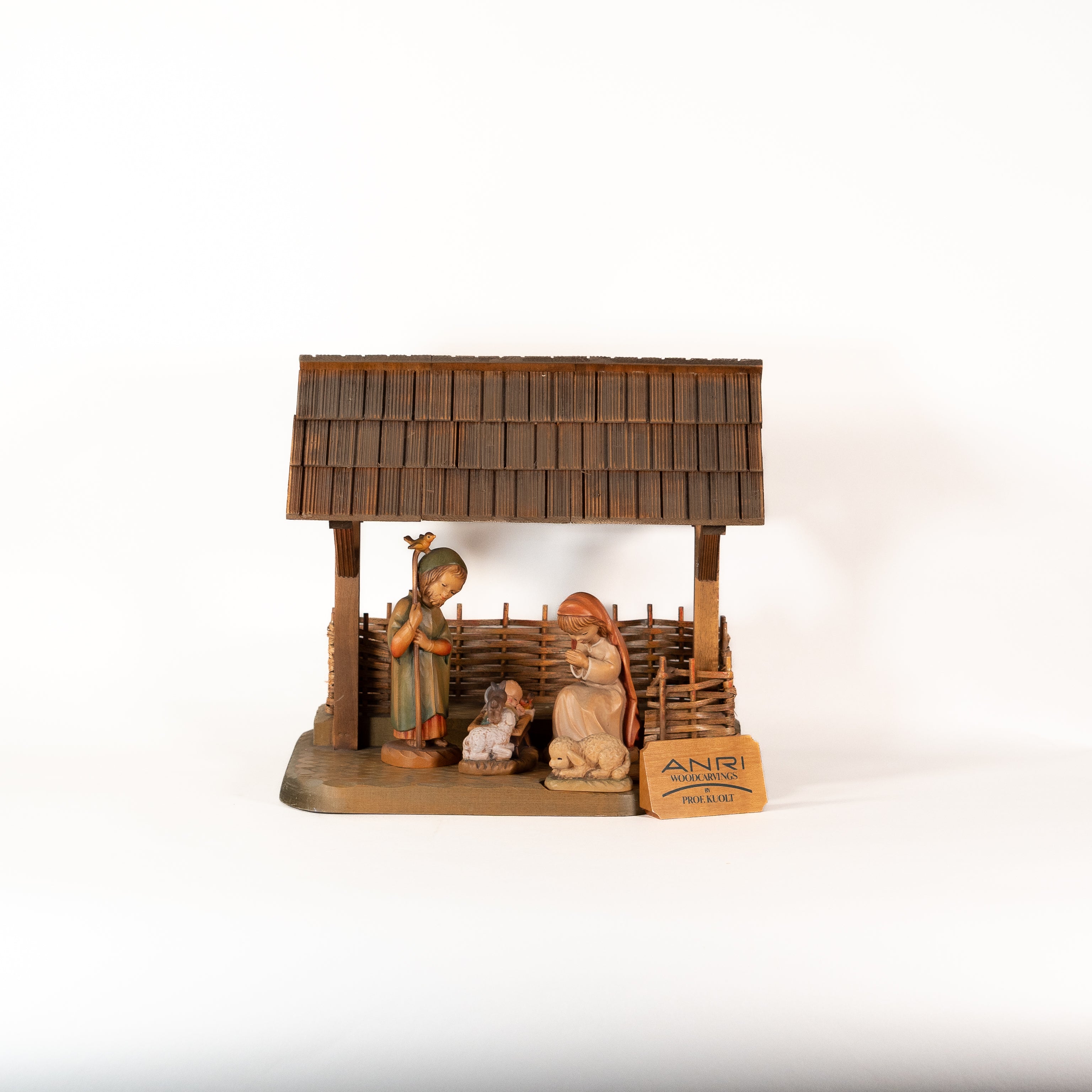 Anri Nativity Wood Carved -Made in Italy