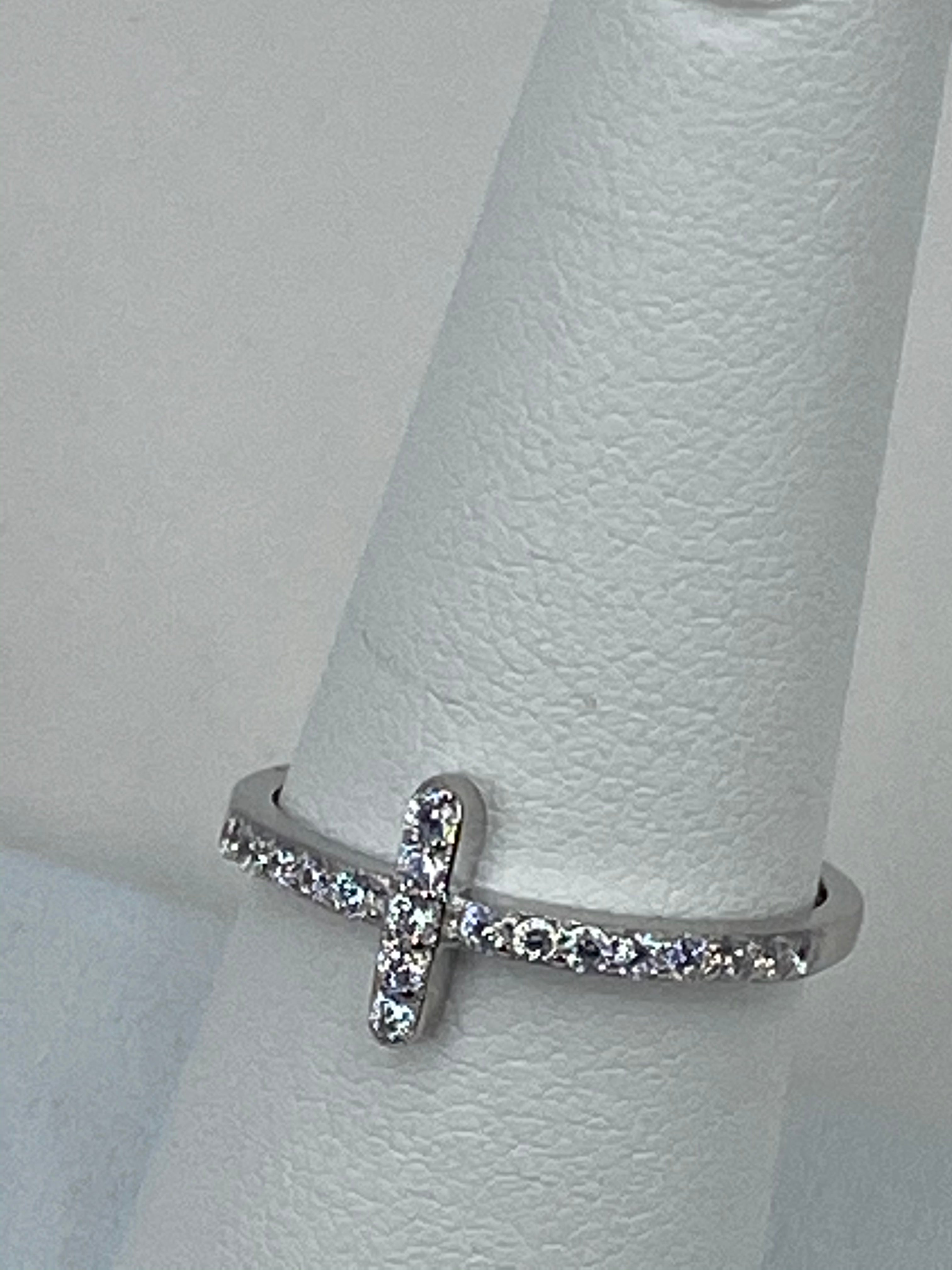 Cross Ring Sterling Silver 925 Silver - Plated Beaded Shank